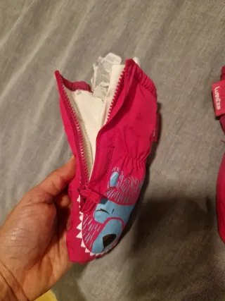 Manoplas Nieve Niños Diseño Oso