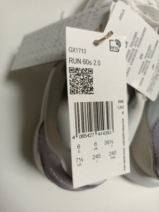 Zapatillas Adidas modelo Run 60s 2.0