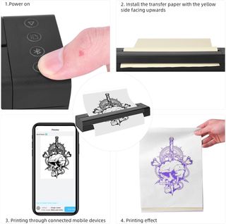 Impresora Térmica Portátil A4 Bluetooth Recargable