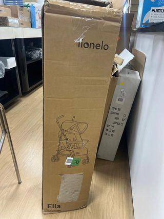 Lionelo Elia: Passeggino Leggero per Bambini fino a 15 kg, Pieghevole con Sedile Reclinabile, Capota XXL, 6-36 Mesi