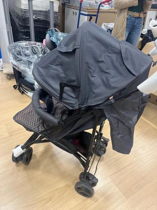Lionelo Elia: Passeggino Leggero per Bambini fino a 15 kg, Pieghevole con Sedile Reclinabile, Capota XXL, 6-36 Mesi