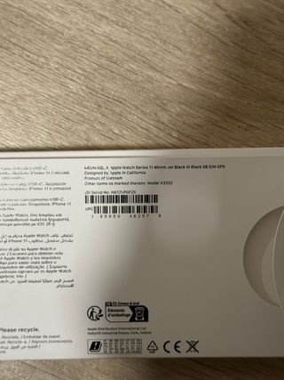 Apple Watch Series 11 Negro 46mm