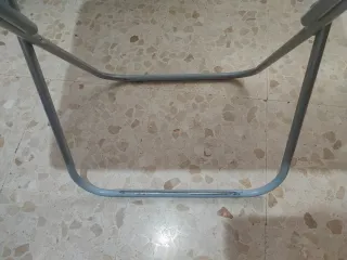 Mesa plegable madera y metal