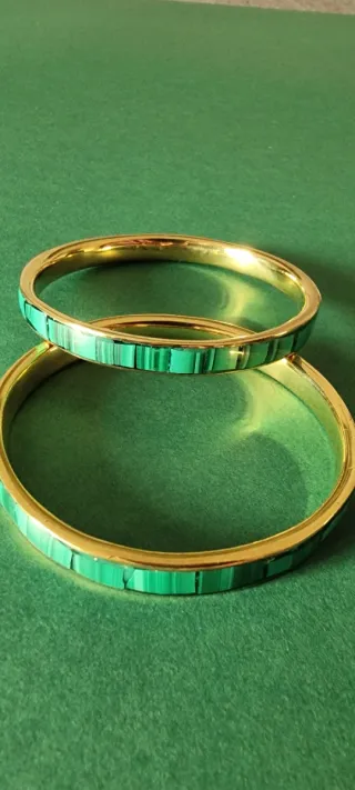 Conjunto Joyería Vintage Malaquita