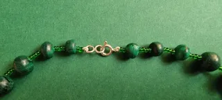 Conjunto Joyería Vintage Malaquita