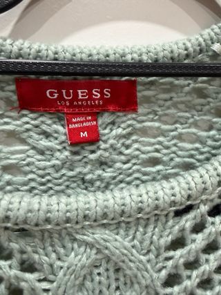 Jersey Guess verde perlas talla S/M