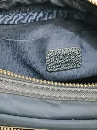 Bolso Tous azul y dorado mujer