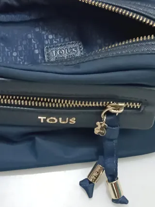 Bolso Tous azul y dorado mujer