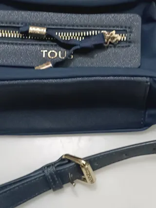Bolso Tous azul y dorado mujer