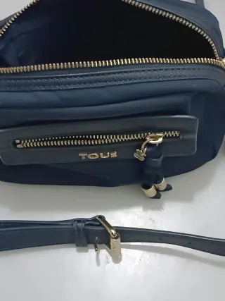 Bolso Tous azul y dorado mujer