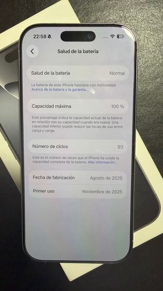 iPhone 16 Pro Plata con Factura