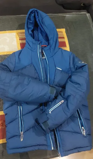 Abrigo azul Wed'ze talla 12