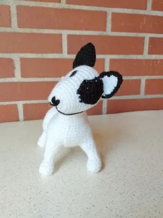 Perro Bull Terrier Amigurumi