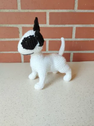 Perro Bull Terrier Amigurumi