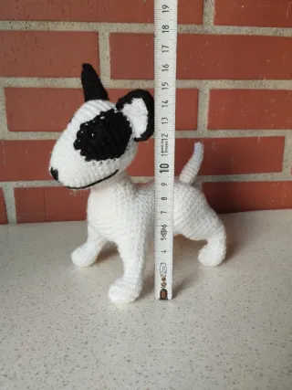 Perro Bull Terrier Amigurumi