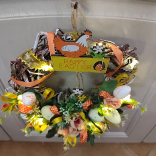 Ghirlanda Pasquale Decorata