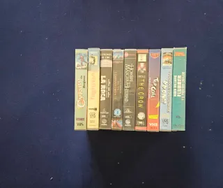 Lote 9 Cintas VHS Películas Varias