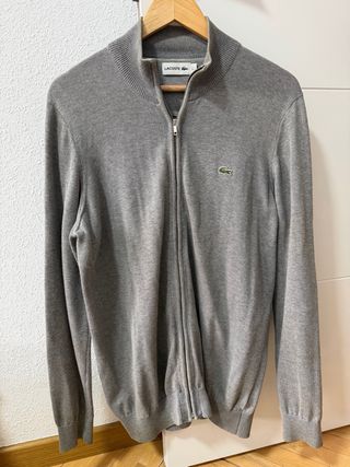 Cárdigan de cremallera Lacoste color Gris Talla L