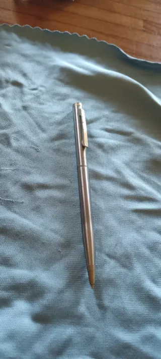 Penna vintage metallo