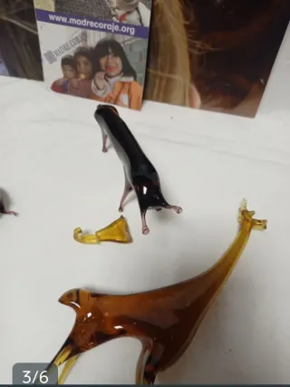 Figuras de cristal Murano