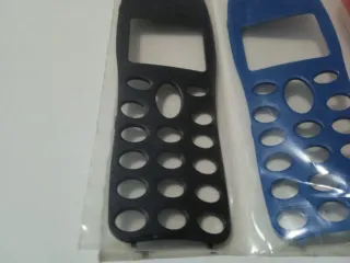 Set 3 Cover Cellulare NEC Grigio Blu Rosso vintage