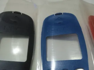 Set 3 Cover Cellulare NEC Grigio Blu Rosso vintage