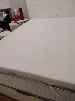 Topper viscoelástico 7cm cama 1,35