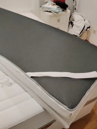 Topper viscoelástico 7cm cama 1,35