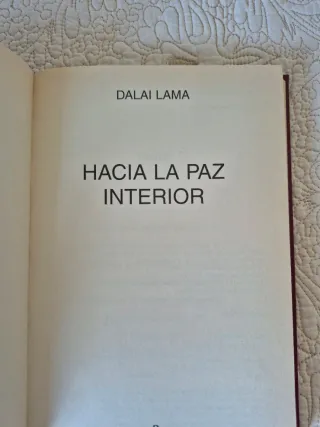 Libro Hacia la paz interior