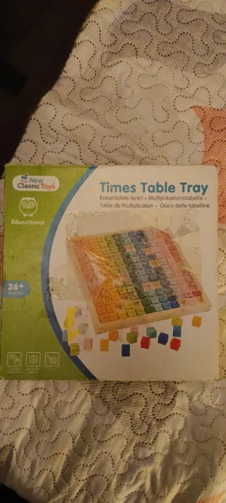 Lote de juegos de mesa educativos Madera