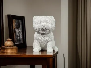 Figura En Escayola Pomerania