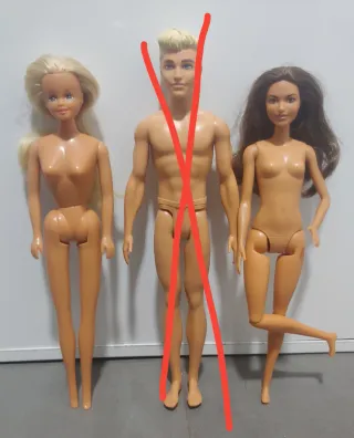 Lote de 2 muñecas Barbie