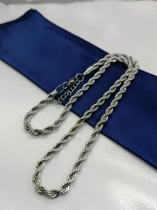 Collar Cuerda Acero Inoxidable