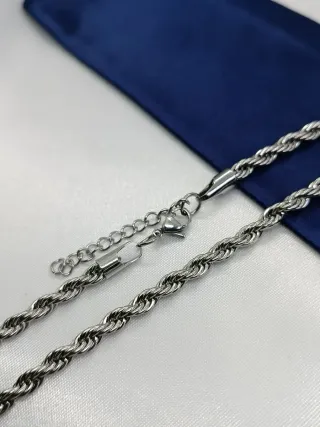 Collar Cuerda Acero Inoxidable