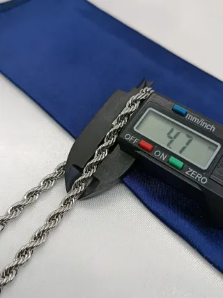 Collar Cuerda Acero Inoxidable