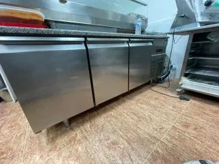 Bajo mostrador refrigerado acero inoxidable