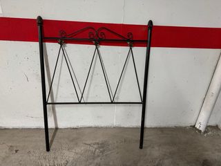 Cabecero de cama de metal negro cama de 90 cm