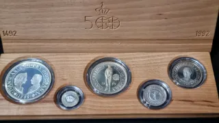 Estuche V Centenario Plata 1989