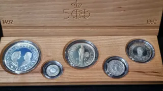 Estuche V Centenario Plata 1989