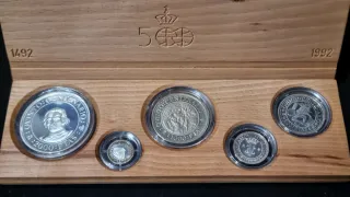 Estuche V Centenario Plata 1989