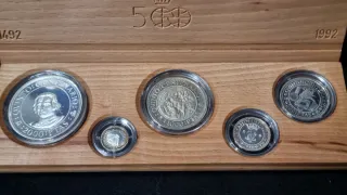 Estuche V Centenario Plata 1989