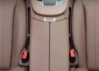 Organizador hueco asiento de coche negro (2 Uds).