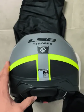 Casco Modular LS2 Strobe II Gris/Amarillo