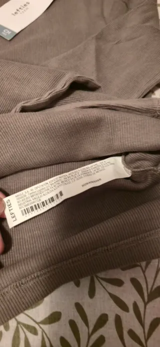 Jersey Lefties cuello alto verde oliva Talla S