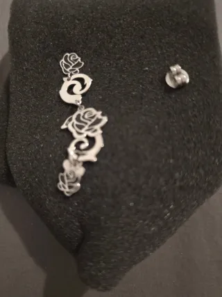 Pendientes Tous Largos Rosas y Osito diablillo