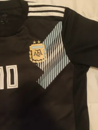 Camiseta Adidas Argentina 10 Negra