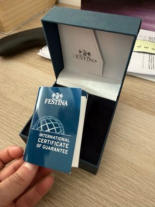 Reloj Festina Cronógrafo Caja Rectangular