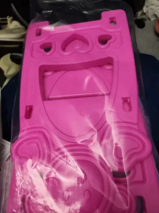 Litera para muñecas rosa y morada