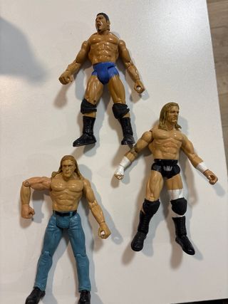 Lote Figuras WWE Jakks Pacific Edge Batista Triple