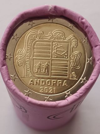 Lote 4 Monedas 2 Euros Andorra ,UNC